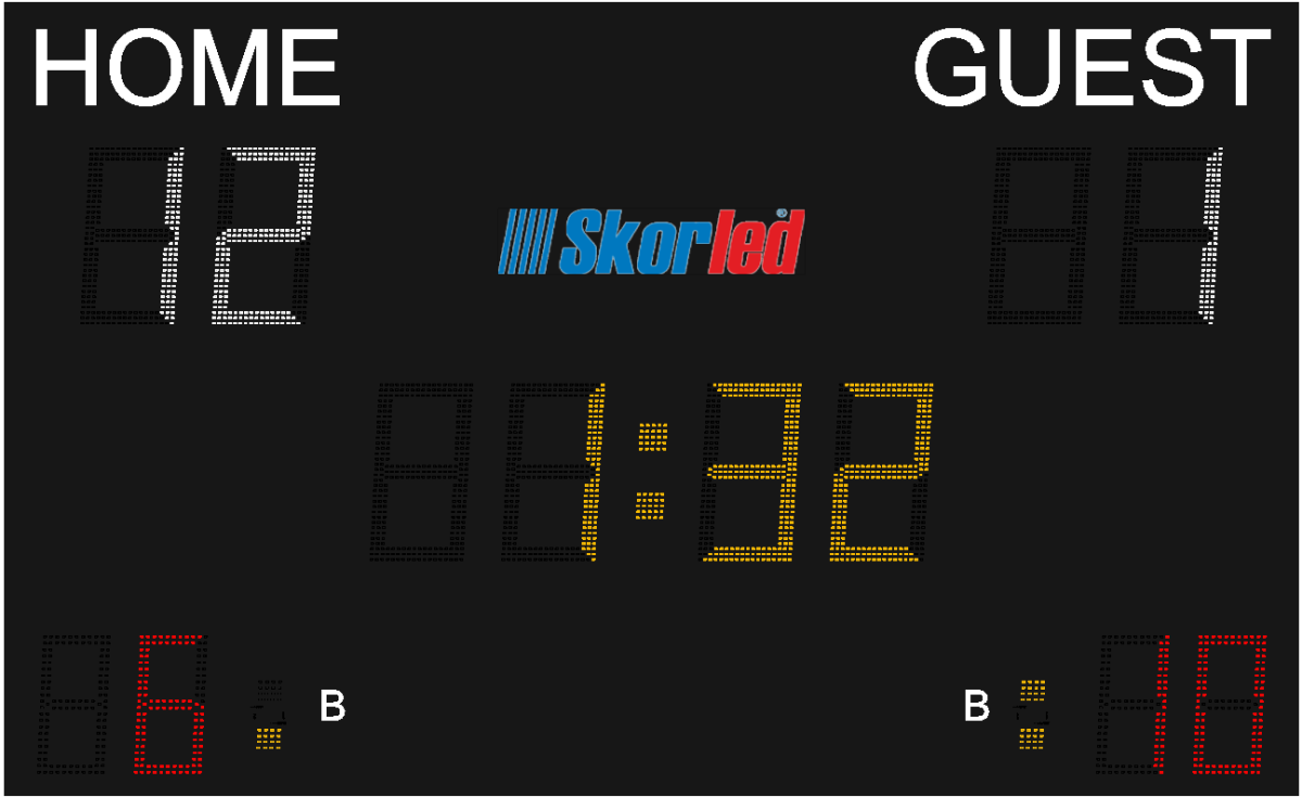 SBS 30003 — SBS 30003 3X3 TİPİ SKORBORD